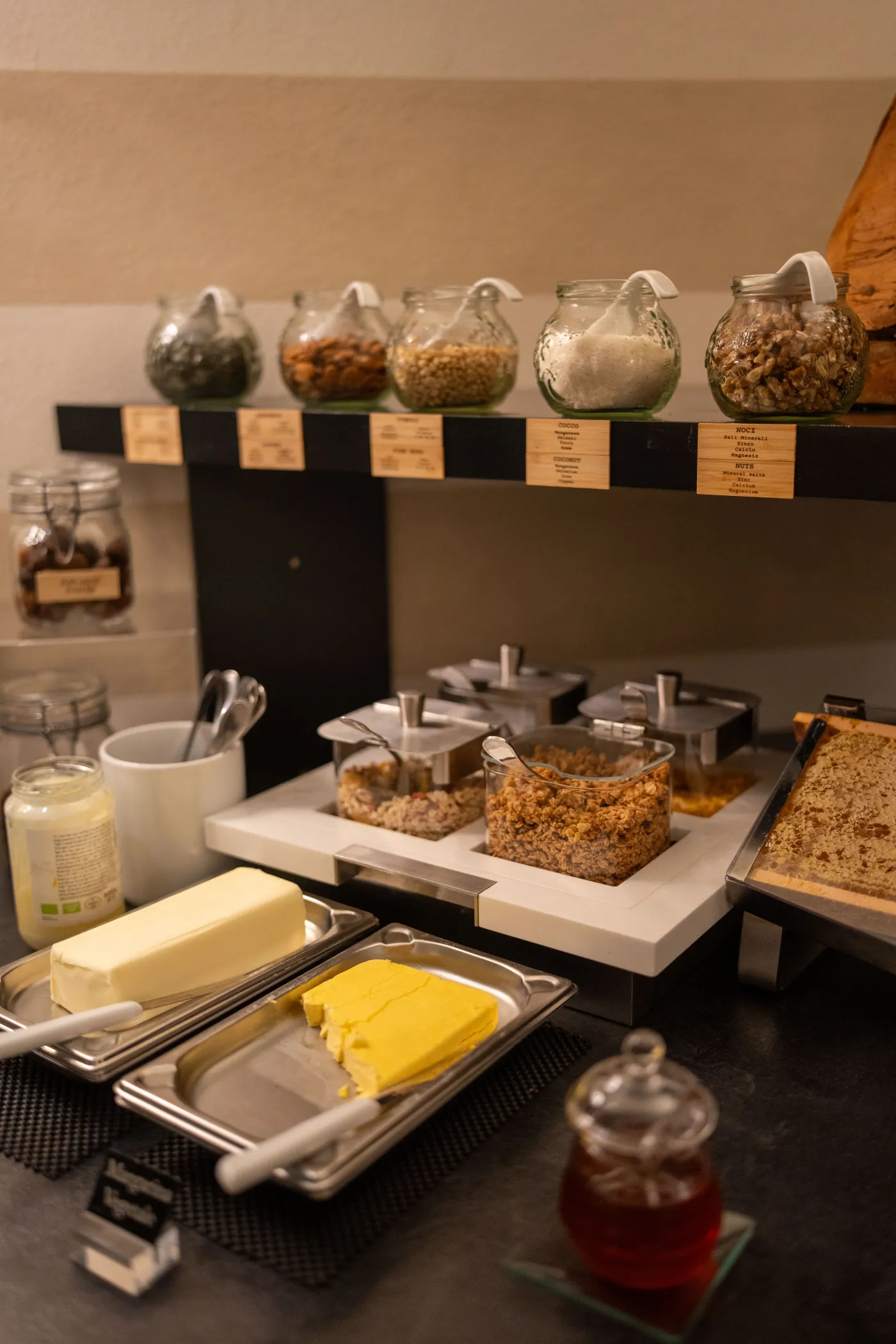 Il buffet della colazione