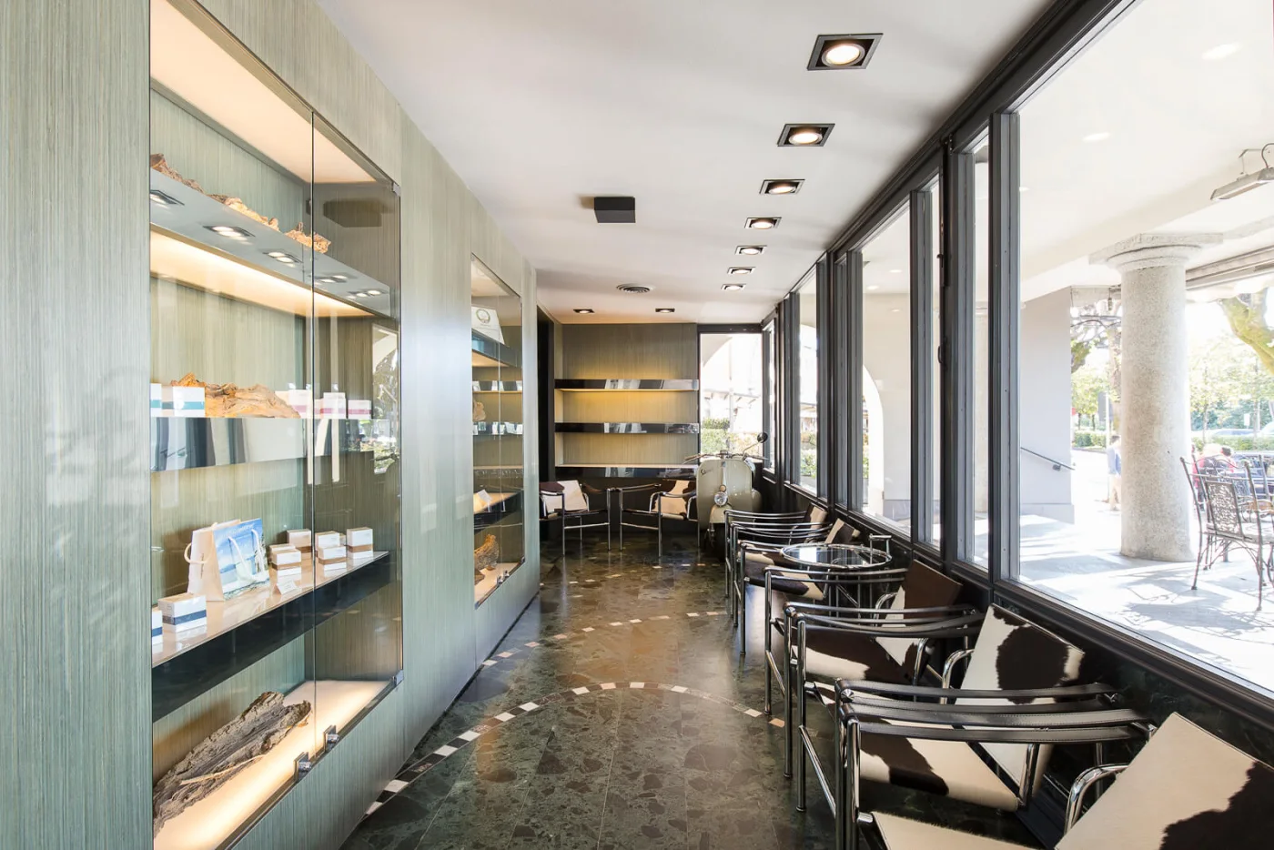 La hall dell’hotel
